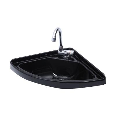 China Modern Type Wash Basin WC Black Sale Stone Casting Color Hand Brown Original Shape for sale