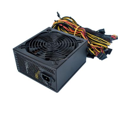 China 8GPU 140mm Fan ATX 12V Computer Dual PC Power Supply 2000W Power Supply PC Switching Power Supply for sale