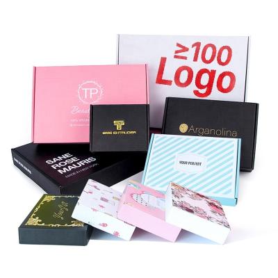 China Logo Shipping Ambalaj Packaging Kraft Kutu Paper Packing Boxes Recyclable Foldable Box Delivery Advertisement Packaging Boxes for sale