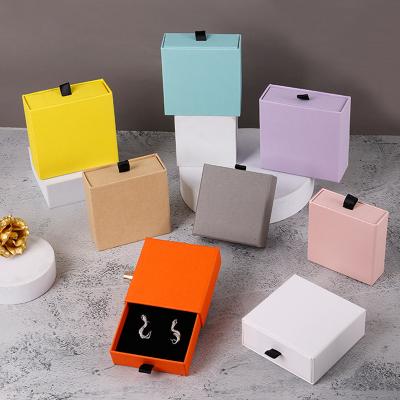 China Customized Luxury Colorful Logo Cardboard Cardboard ect Nail/Key Ring Mini Toy Or Card Packaging Jewelry/Watch/Cosmetics/Paper Packaging Watch Bracelet Necklace Earrings Box Jewelry Drawer Box for sale