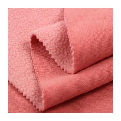 China Custom Wholesale QUICK DRY Polyester Roll Hairy Fleece Fabric For Winter for sale