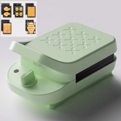 China Interchangeable Hotel Mini Home Appliance Waffle Sandwich Maker With KC Certificate for sale