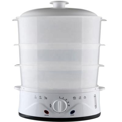 China Hotel Electric Vegetable Steamer 3 Layer Home Food Cooker With PBA Free for sale