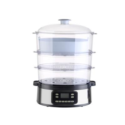 China New Design Multifunctional Logo Stainless Steel Digital Electric Food Steamer Pot Hotel Customized With Great Price for sale