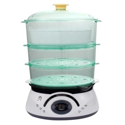 China Hotel Factory Direct Sale Mini Digital Timer Control Food Steamer Smart Electric Food Steamer for sale