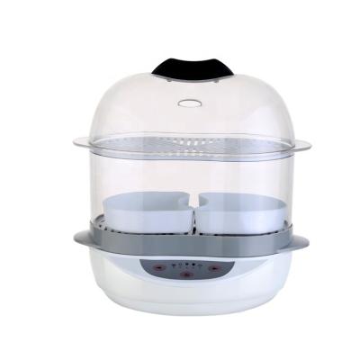 China Double Layers Hotel Electric Multifunctional Mini Heat Egg Cooker Fast Speed ​​Steamer for Steaming Eggs and Other Foods for sale