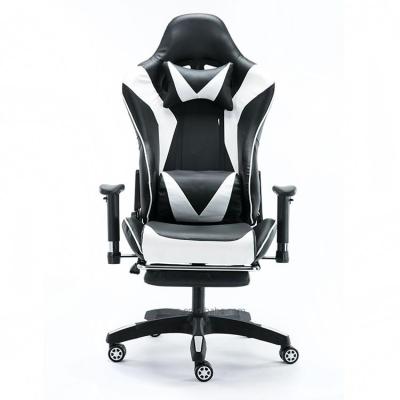 China Wholesale Popular Style Adjustable Car Racing Style Nylon (Height) Manufacturer Ergonomic Chair And Leather Metal Base Swivel Office Gaming Chair for sale