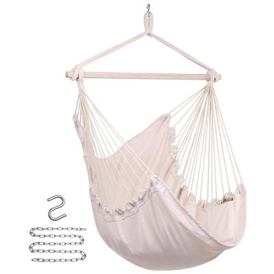 China Outdoor Or Indoor Hammock Swing Chair Lightweight Garden Hammock Fashion Hanging Chair for sale