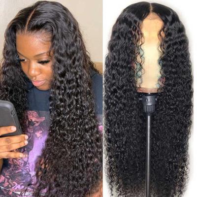 China Deep Wave Water Wave Lace Front Human Hair Wigs Full Lace Front Wigs For Color Women 30 34 Inch HD Wet And Wavy Loose Deep Wave Frontal Wig for sale