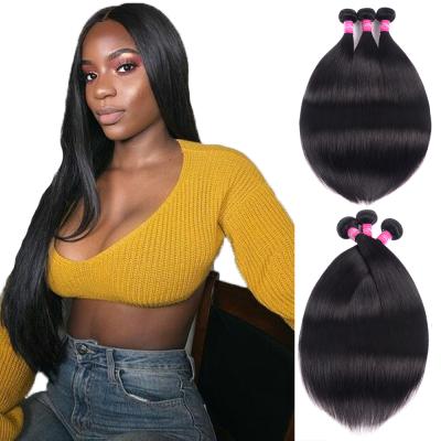 China FEEL Directly Best Wholesale Hair Bundles Brazilian Straight Hair Weave Bundles Size Ratio for sale