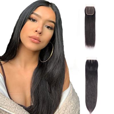 China Hair FEEL 100% Unprocessed Hair With 4x4 Closure Lace Frontal Natural Hair for sale