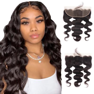 China Hair FEEL Hair Good Quality Lace Frontal Body Wave Lace Frontal Closure Hair for sale