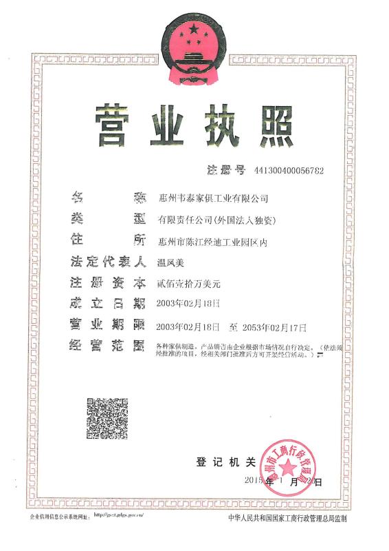 Business license - Wellarbian & Brothers CO,.LTD