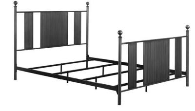 China Double Size Antique Wrought Iron Bed Frame Cool Design For Boys for sale