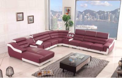 China Unique Leather Modular Sectional Sofa Modern Soft For Living Room for sale