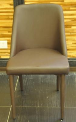 China Modern High Backed Dining Chair with Color Brown and Aluminum FOR Meeting Room for sale