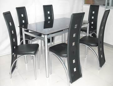 China Cool Rectangular Dining set Modern Dining Room Tables For 6 People for sale