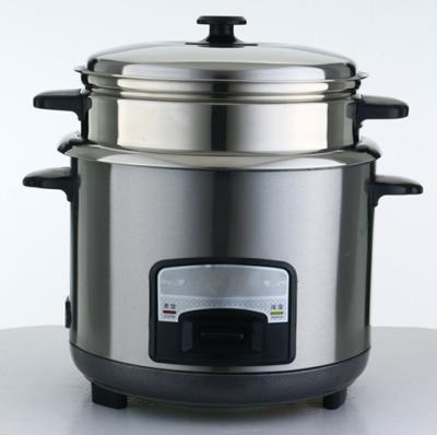 China New Design 1.8l Stainless Steel Commercial Rice Cookers Double Voltage Rice Cookers Outdoor Continuous Electric Hot Kitchen Mini for sale