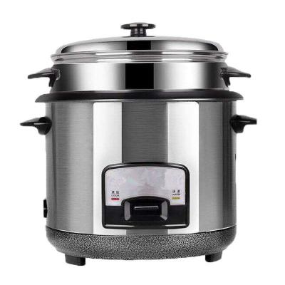 China Hotel 1.8l double pot rice cooker indoor hot sale rice cooker with stainless steel pot inner rice cooker for sale