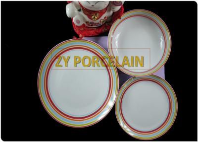 Chine Nouvelle porcelaine d'os surface douce empilable de 12 de morceau de coupé ensembles de dîner à vendre