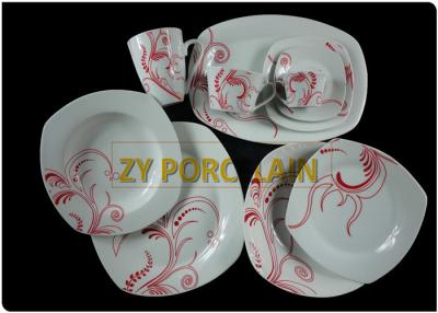 China Disinfection Cabinet Safe Square Dish Sets Dinnerware Lightweight Casual for sale