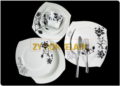 China Freezing Resistance Square Casual Dinnerware Sets Pb And Cd Test Safe For Refrigerator for sale