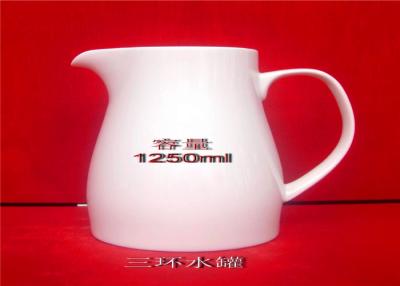 China Superwhite Ceramic Milk Jug With A 650ml Capacity High Quality Tea Set for sale