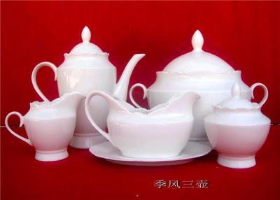 China Round Contemporary Tea Set  With Backstamp Logo , 72 Piece Tea Gift Sets Heat-resistant for sale