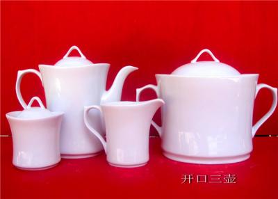 中国 明白な色の陶磁器のティーポット セット、食糧安全な陶器のティー セットをカスタム設計して下さい 販売のため