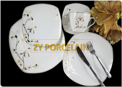 Chine la vaisselle du décalque 20pcs de fleur d'or de porcelaine place avec le suppler de /export de fabricant de Guangxi BEILIU de backstampfrom à vendre