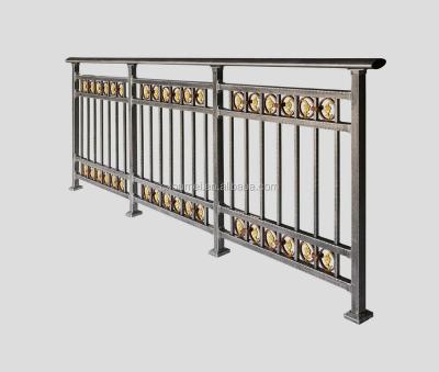 China Zinc Galvanized Iron Steel Exterior Railing for sale