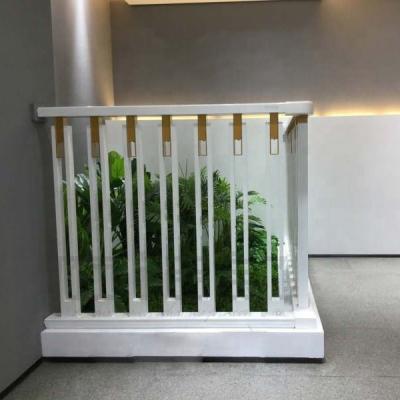 China Aluminum Exterior Rot Proof Railings And Handrails Outdoor Balcony Grilles for sale