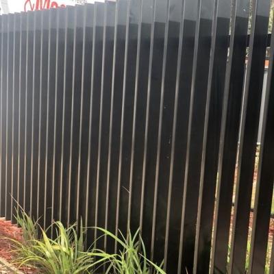 China Easily Assembled Vertical Blade Fences Aluminum Fence Panels In Weld for sale