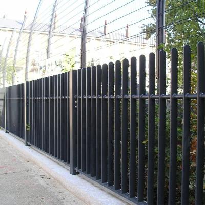 China Easily Assembled Fence Aluminum Pickets Temporary Composite Pickets Barrier Fence and Custom Fence Panel Palisade Panel for sale