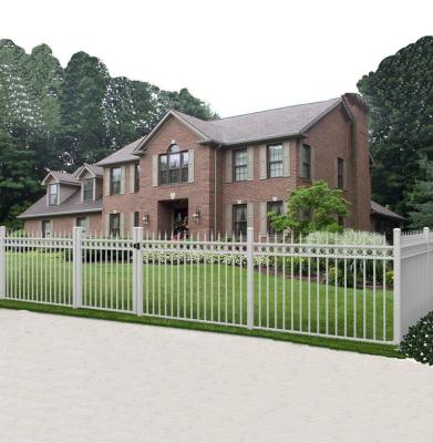 China Easily Assembled Temporary Decorate White Aluminum Composite Villa Fencing for sale