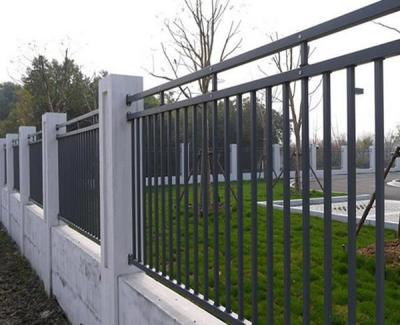 China Easily Assembled Patio Security Decorate Black Steel Fences And Trellises for sale