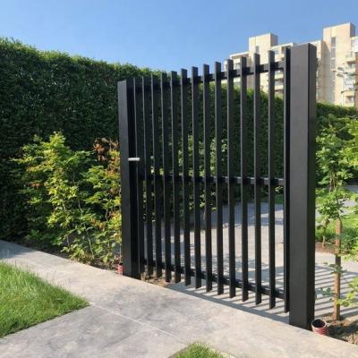 China Easily Assembled Garden Gates Aluminum Door Base Track Aluminum Walkway Entrance Gate for sale