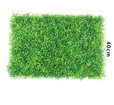 China Eco-friendly PE Wall Decorative Artificial Plants Hanging Plastic Grass Plants For Wall And Wedding Decor for sale