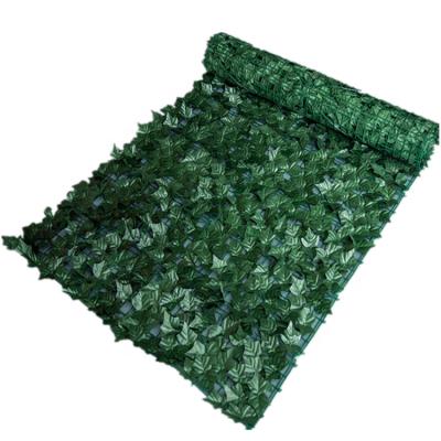 China High Quality Artificial Leaf Wall Panel 100*300CM Fence Wall Backdrop Decor Privacy Leaves Artificial Fence Wall Decor for sale