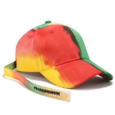 China JOINT Fashion Tie-Dyed Full Color Unisex Adults Custom Design Baseball Cap for sale