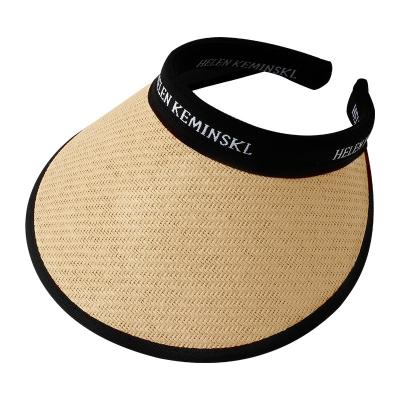 China Wide Picture Summer UV Protection Brim Travel Beach Sun Hats Large Straw Sun Visors Foldable Hat For Women for sale