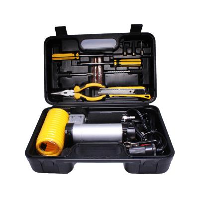 China DC Quick and Convenient 12V Pump Metal Tire Tool Kit for Repairing Car 280*210*100 (mm) for sale