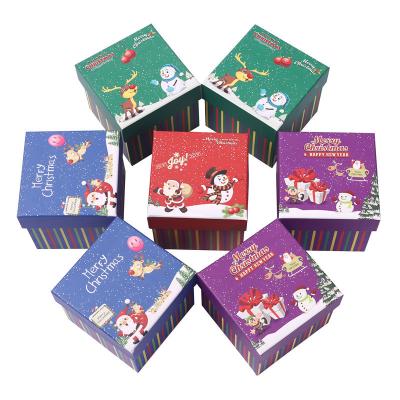 China Recycled Custom Printing Materials Logo Christmas Gifts Paper Box Surprise Thanksgiving Gift Packaging Box for sale