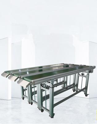 China Hotels Electric Food Conveyor Belt Packing Line PU PVC Belt Conveyor System for sale