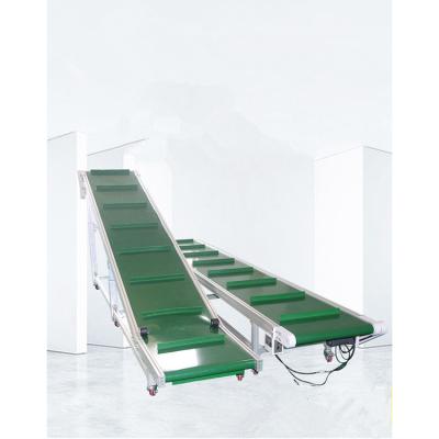 China 2021 Hot Sale High Quality Heat Resistant Slidewalls Belt Conveyor Stair Screw Bucket Inclined Conveyor for sale