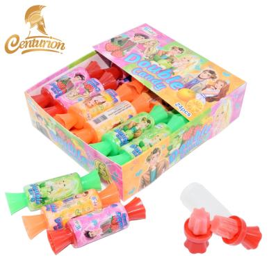 China Natural Factory Supplier Double Shape Hard Candy Loving Fruity Lollipop for sale