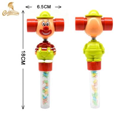 China Normal Popular Cartoon Clown Shake Whistle Music Plays With Candy For Sale for sale