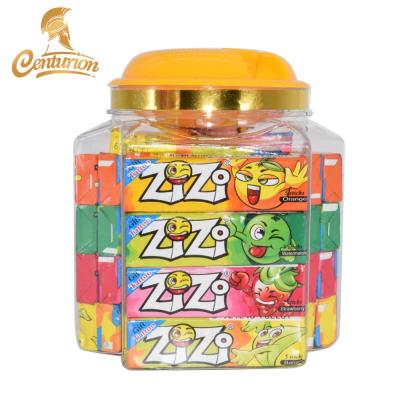 China 7cm 5 Stick ZIZI Tattoo Chewing Gum With Super Tattoo Sticker In Jar CT1035 for sale