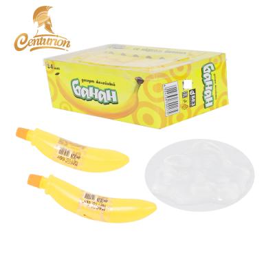 China Wholesale Sugar Free Banana Shape Jelly Pudding Confectionery Assorted Type For Kids for sale