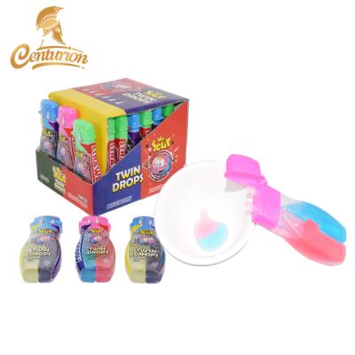 China High Quality Double Bottle Twin Drops Sour Jelly Liquid Jam Korean Candy Sweet CT717 for sale